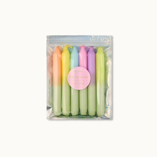 Dip Dye Kerzen Set: Rose Garden