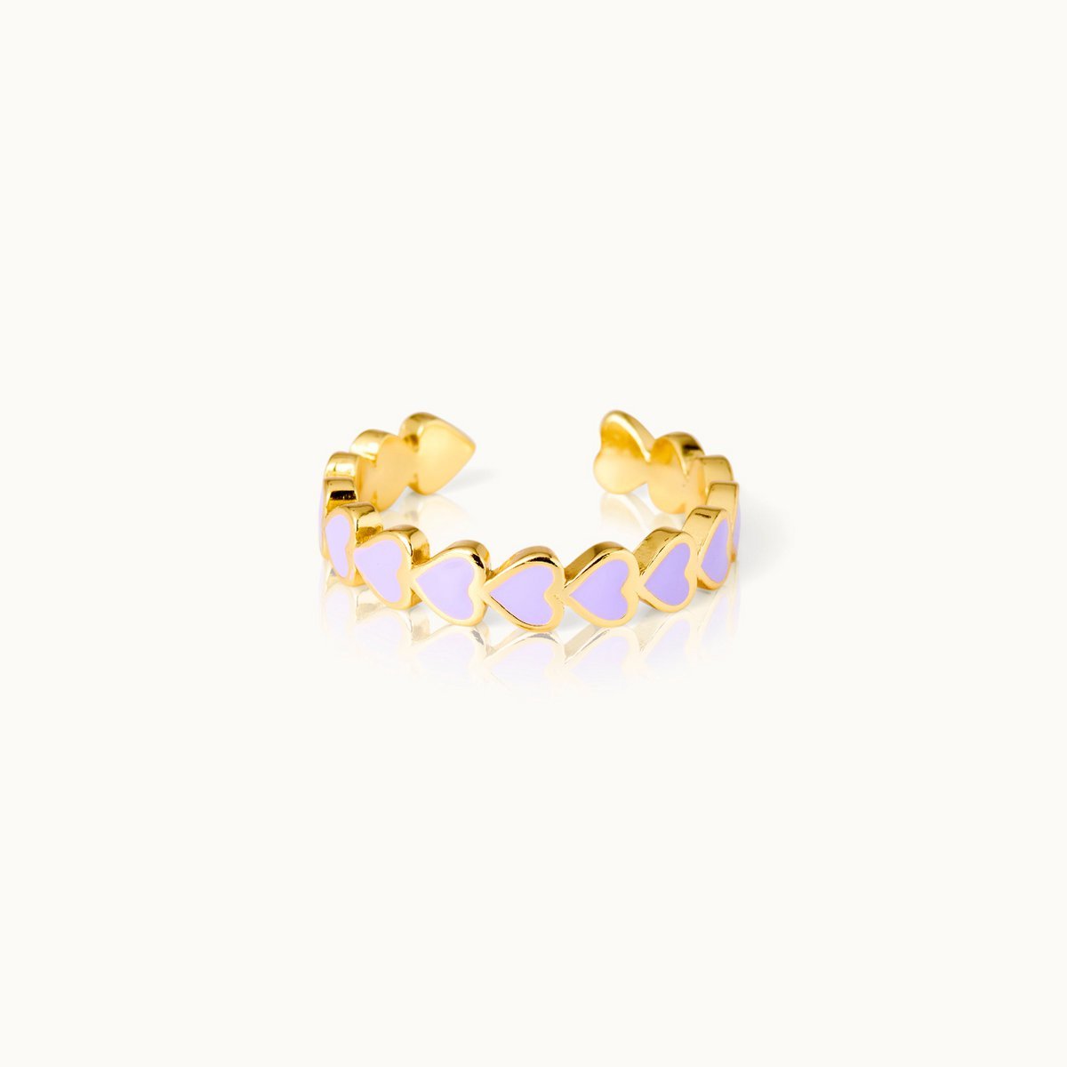 Ring - The Heart Flieder