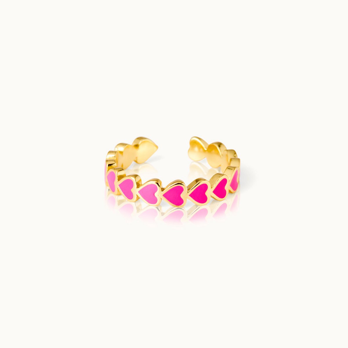 Ring - The Heart Pink