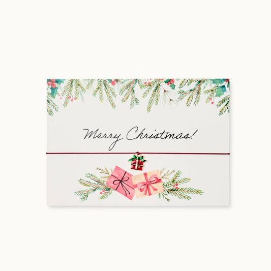 Armband-Karte: Merry Christmas