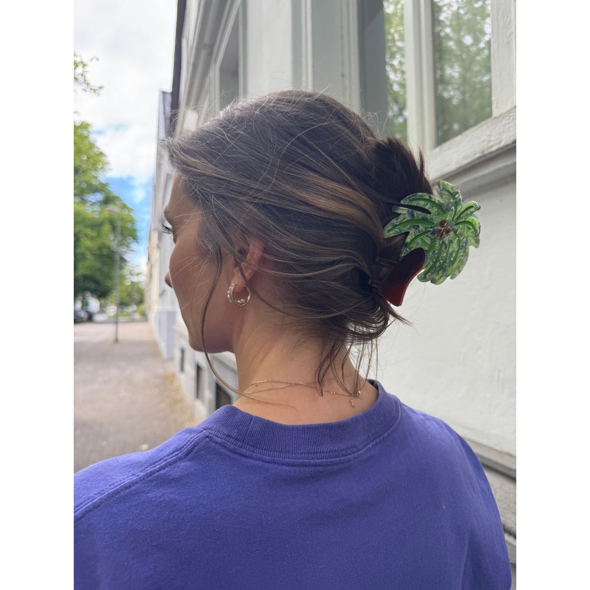 Haarklammer Palme