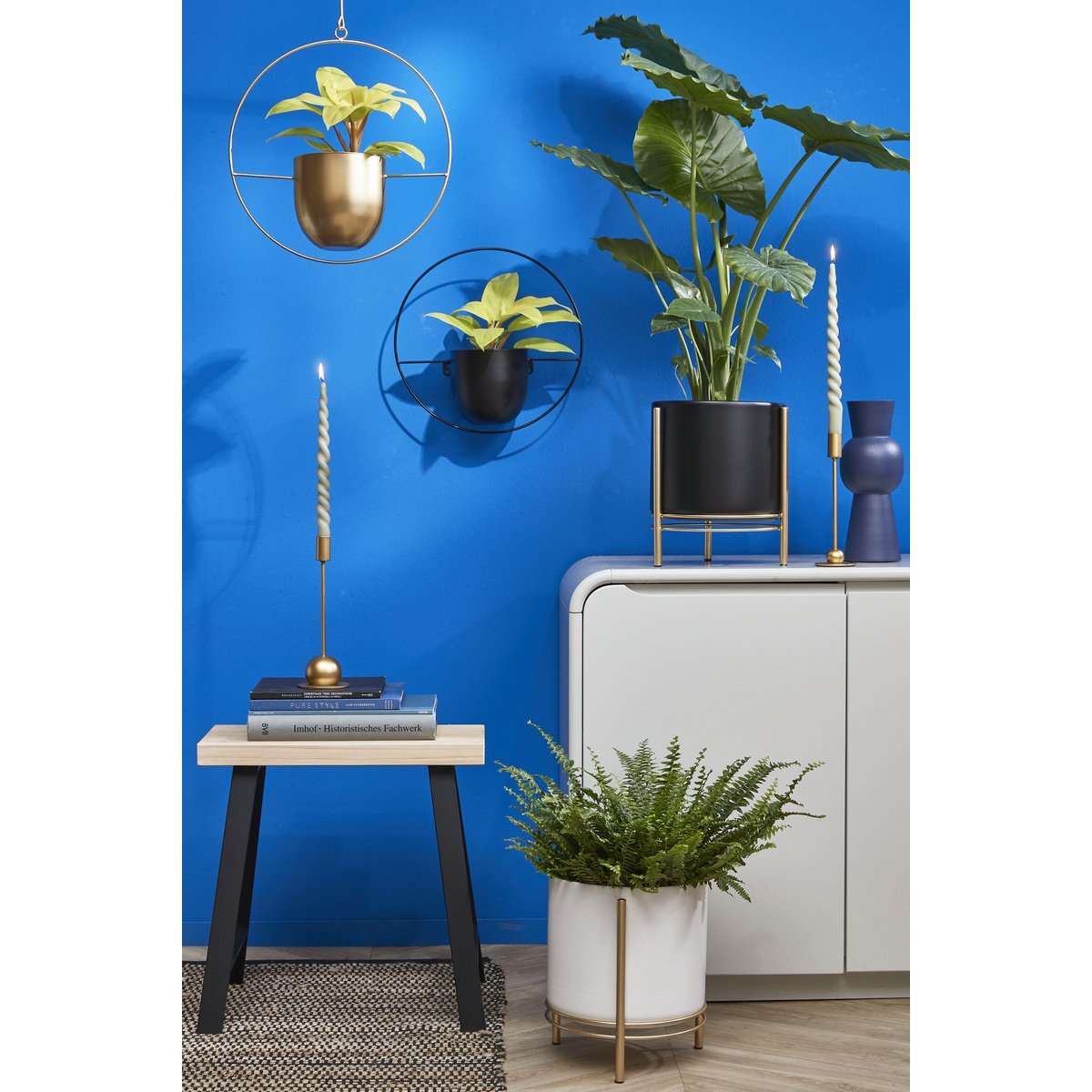 Dexter Hangpot - L34 x B14 x H65 cm - Goud
