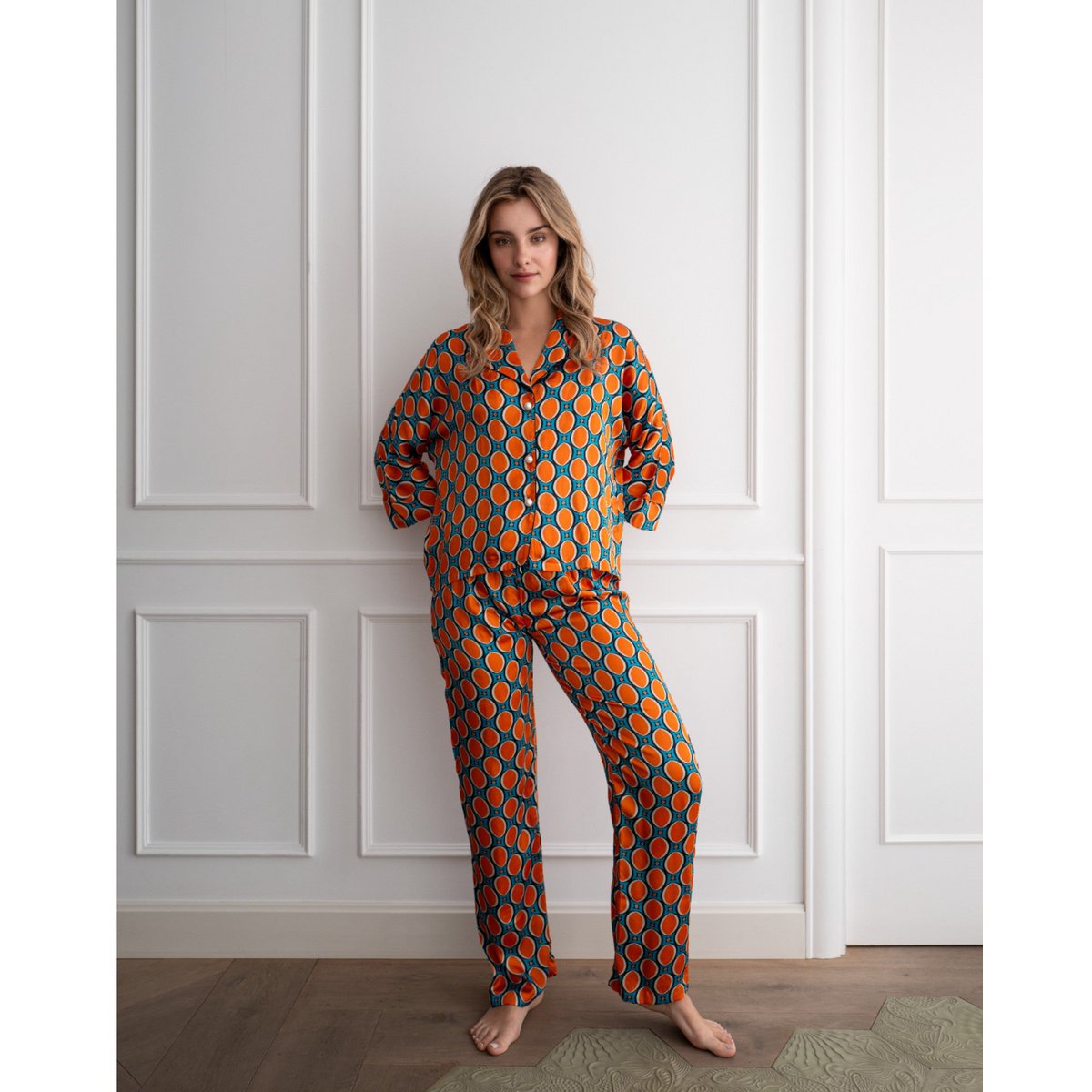 Bluse Loose Cut Dots