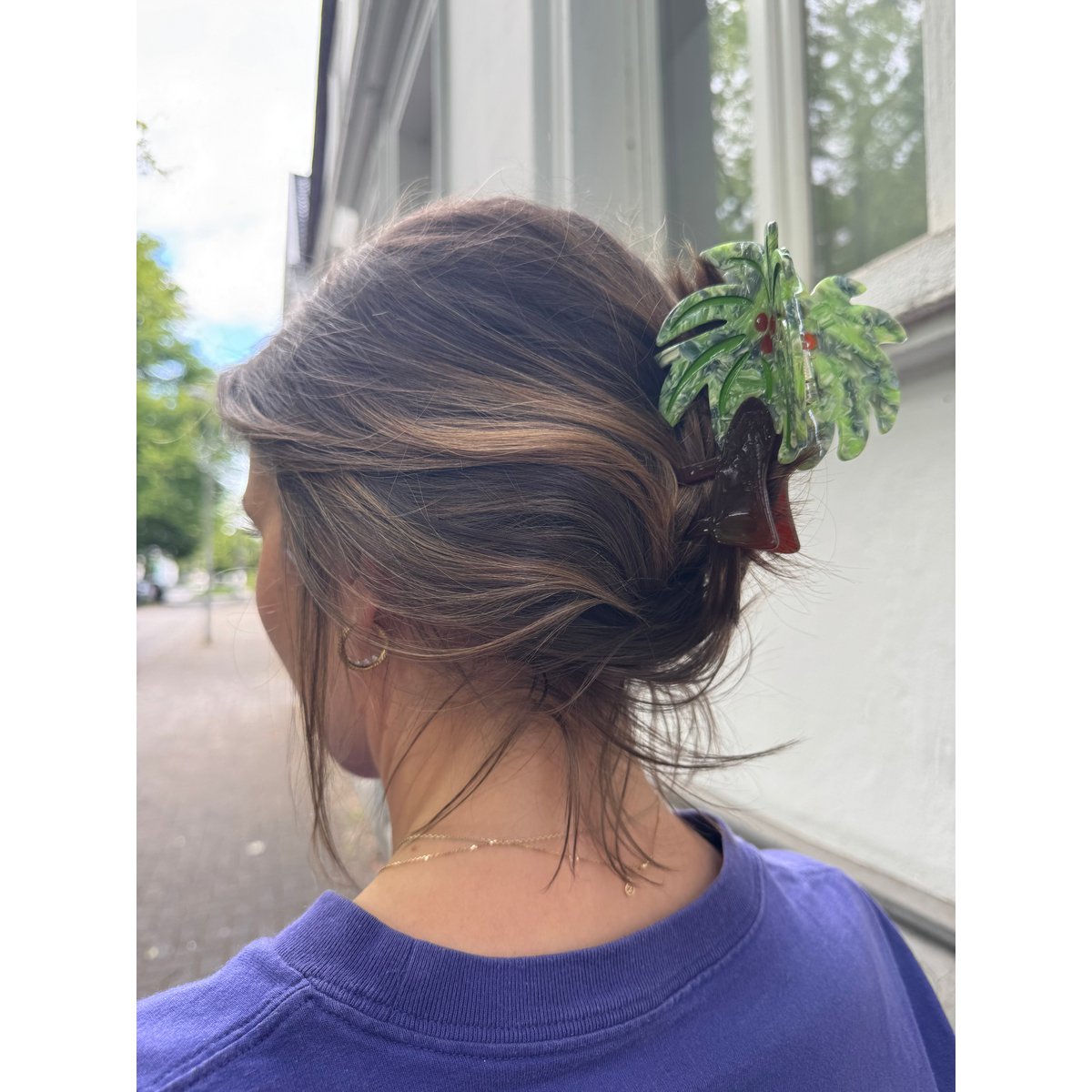 Haarklammer Palme