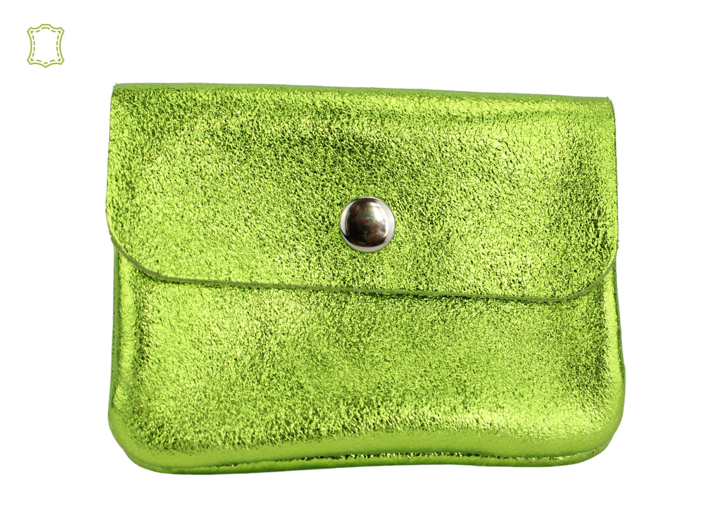 Geldbörse Metallic ECHTES LEDER  MINI 👛